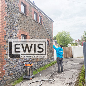 GutterVac cleaning system in use – clearing gutters of debris with high-powered vacuum in Cardiff